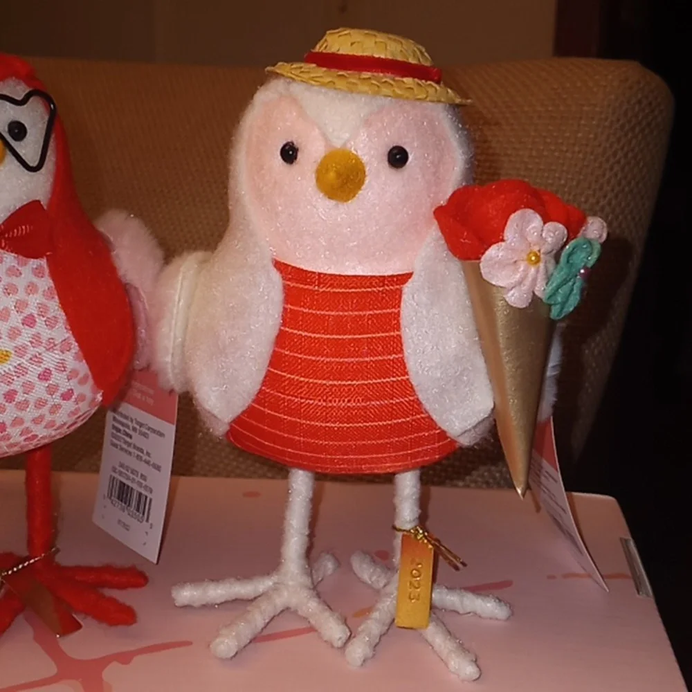 Spiritz 2023 Valentine's Day Birds Target Felt NEW! Fledge and Jet